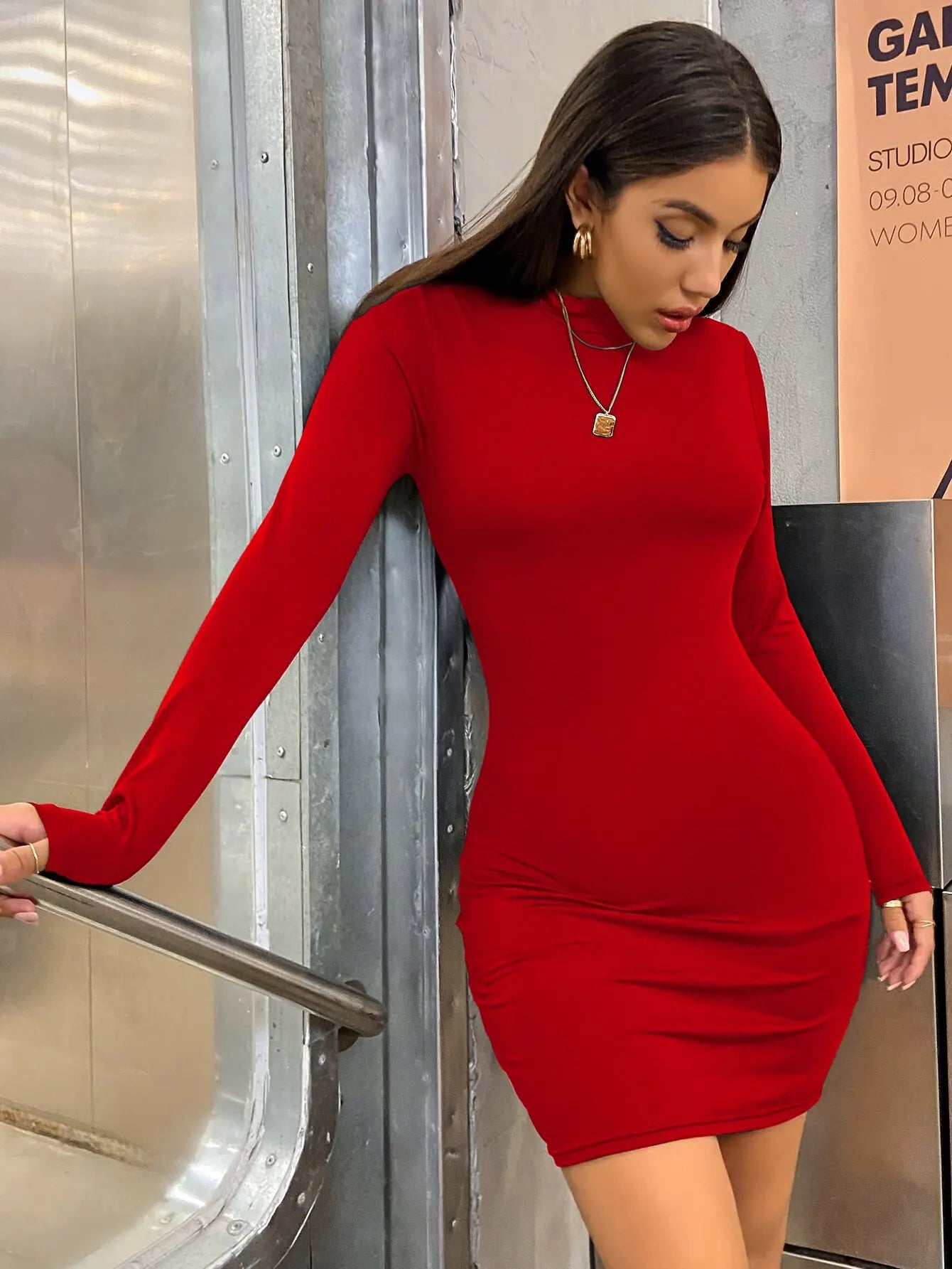 Robe Turtleneck Mini Sexy & Club