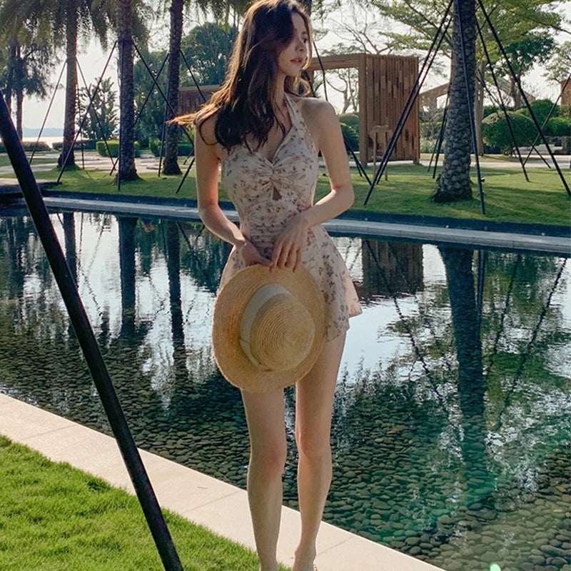 Robe Floral Sans Fil