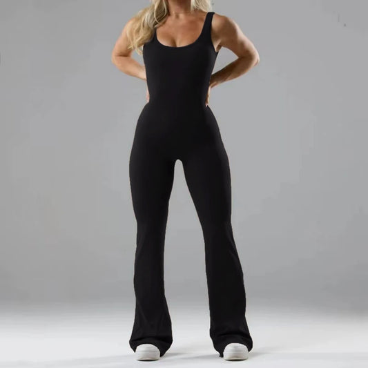 Fitness Backless Jumpsuits