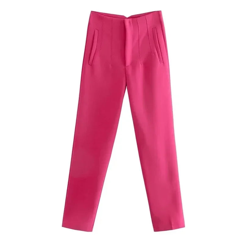 Pantalon Skinny Taille Haute