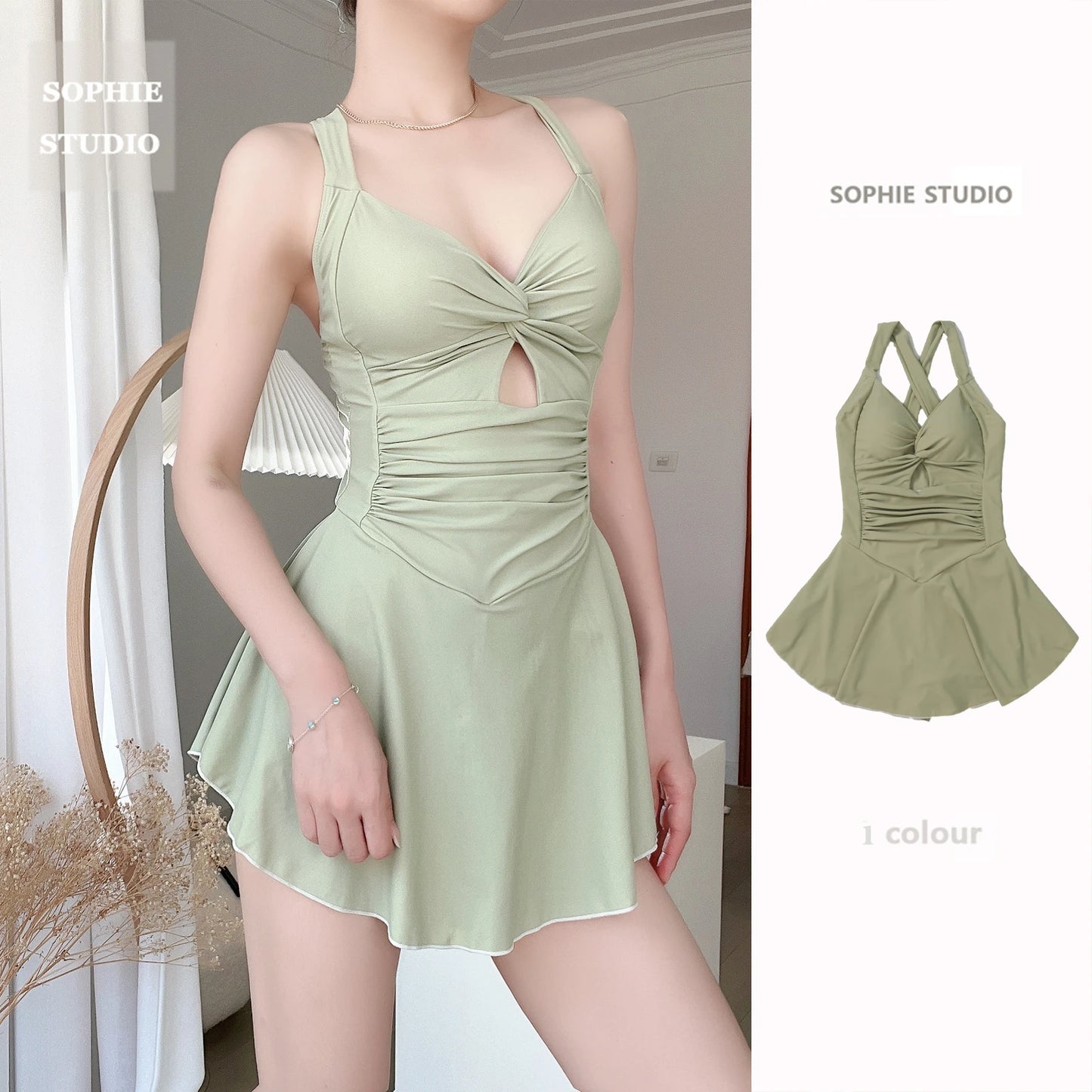 Robe Floral Sans Fil