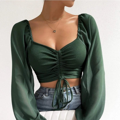 Top Rétro Chiffon