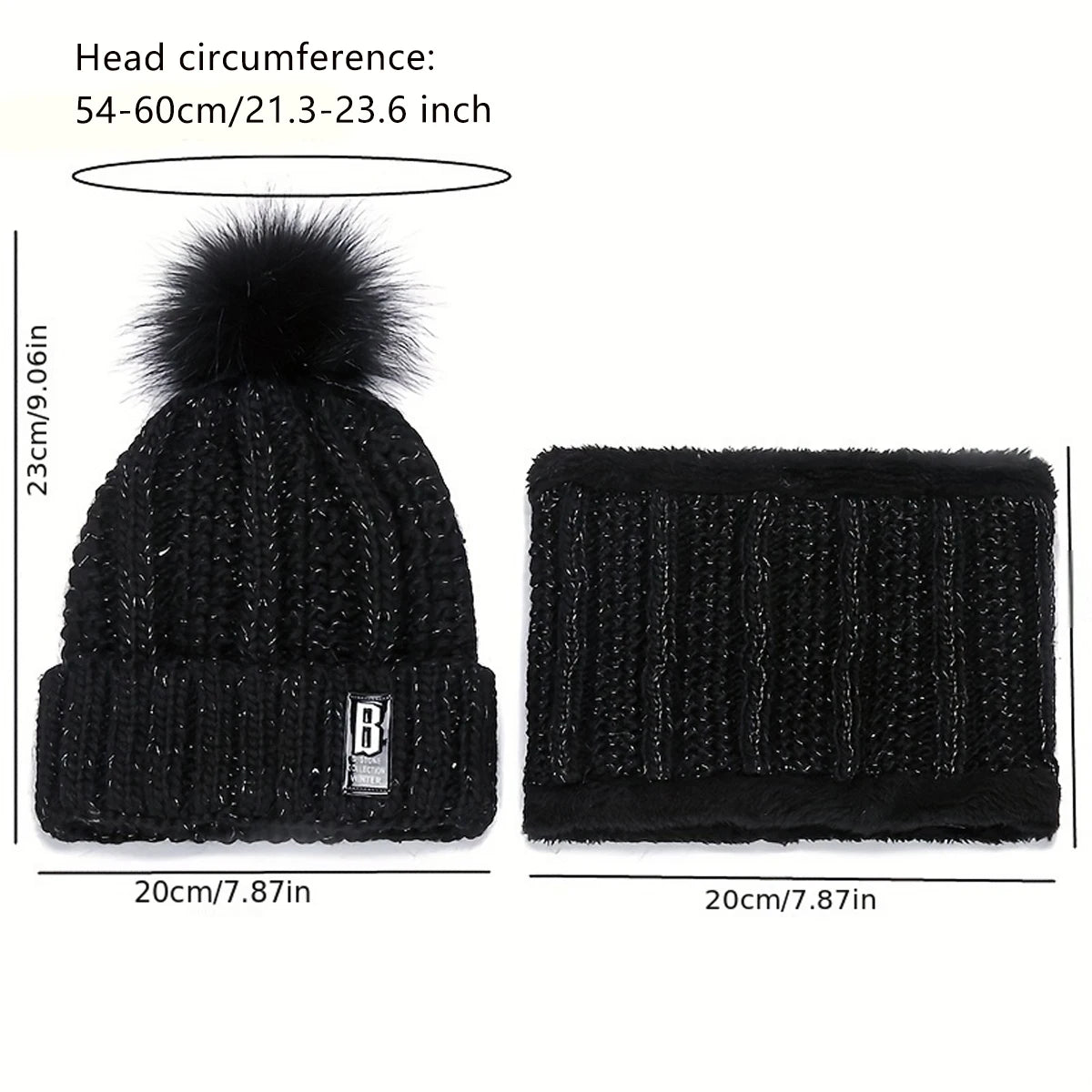 Ensemble Écharpe, Chapeau & Gants pour Femme - Élégance et Confort