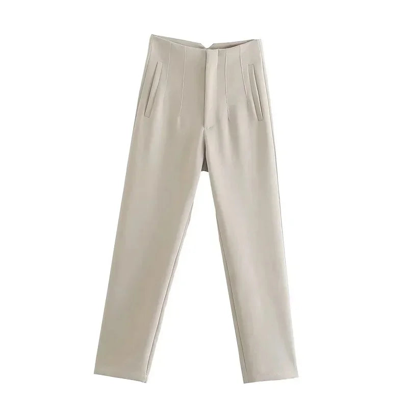 Pantalon Skinny Taille Haute