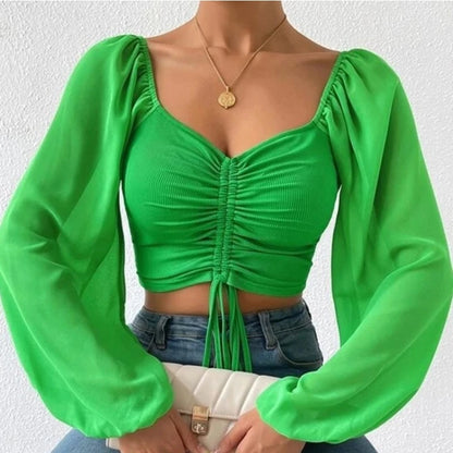 Top Rétro Chiffon