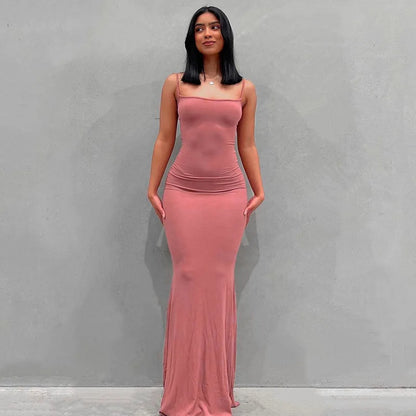 Robe Longue Strapless Y2K A-LINE