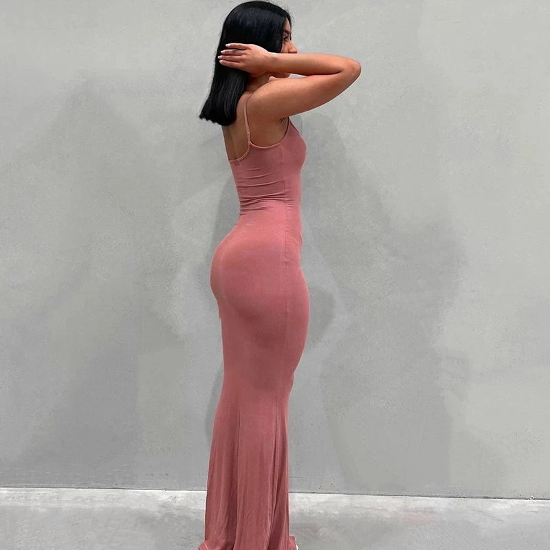 Robe Longue Strapless Y2K A-LINE