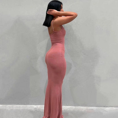 Robe Longue Strapless Y2K A-LINE