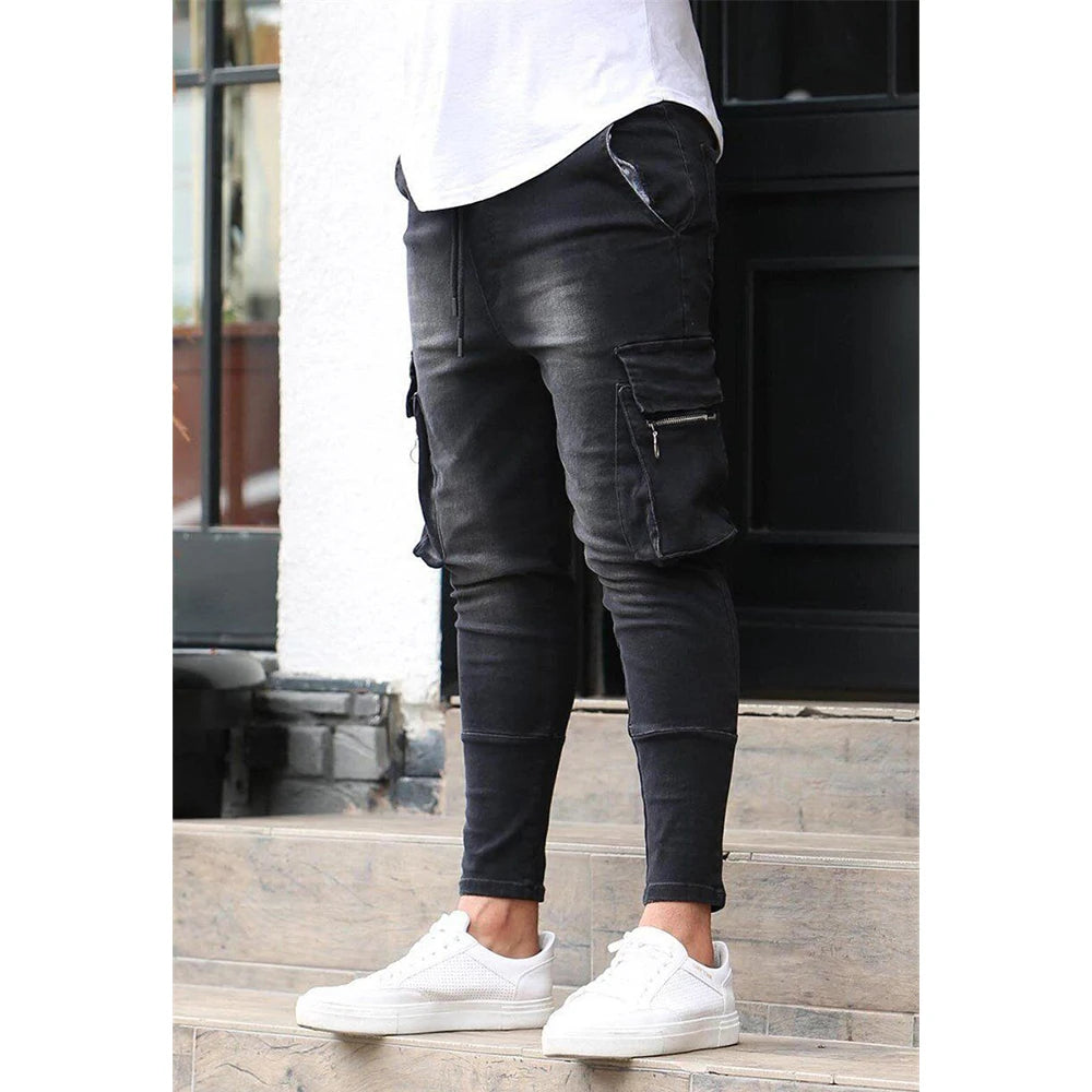 Men's High Street Slim Cargo Jeans