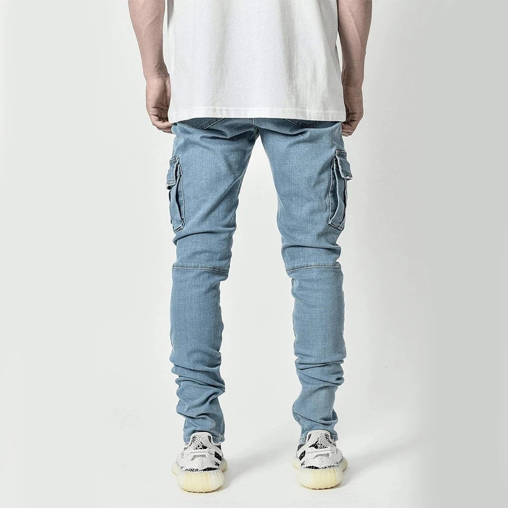 Men's High Street Slim Cargo Jeans