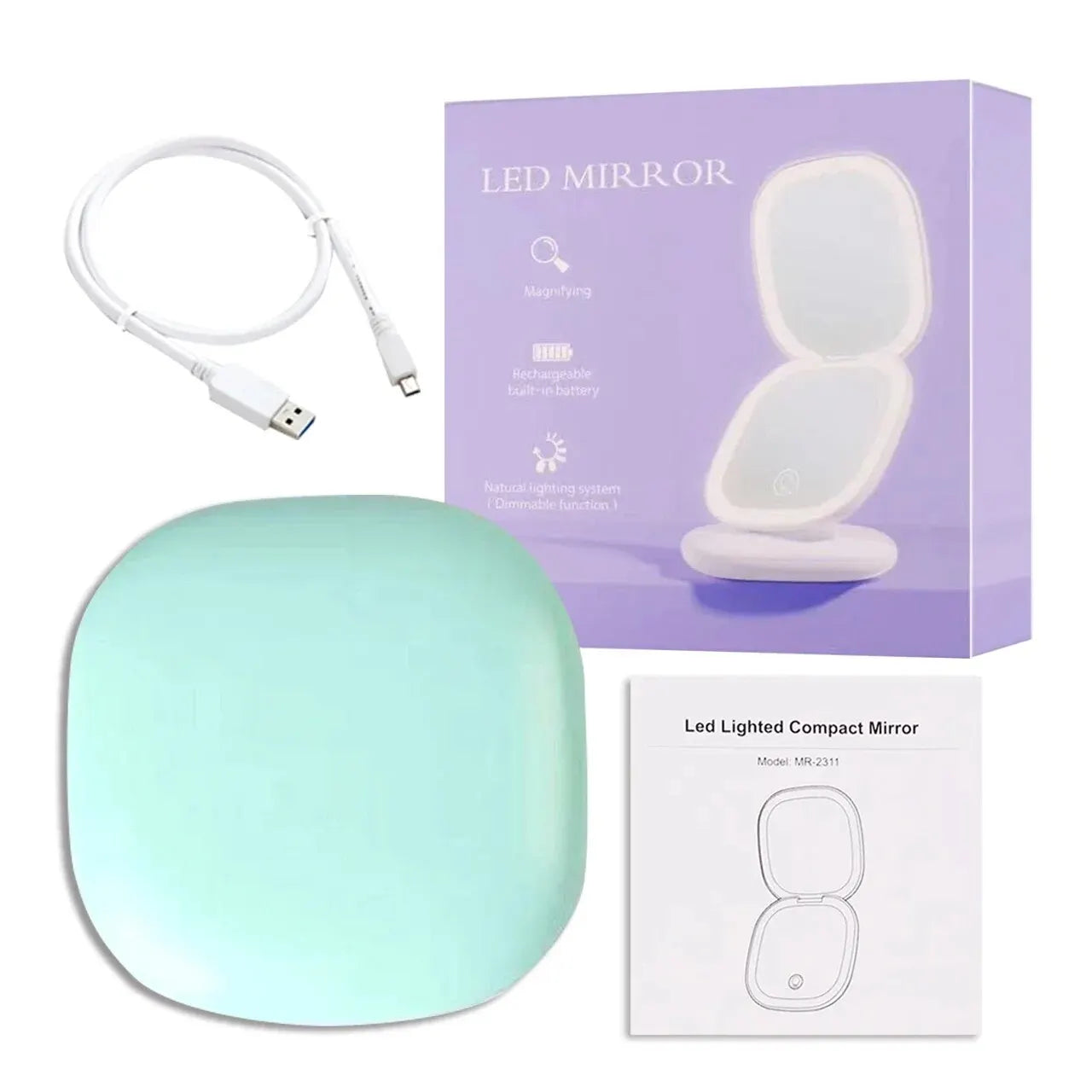 Mini Miroir De Maquillage Cosmétique
