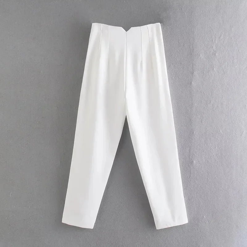 Pantalon Skinny Taille Haute