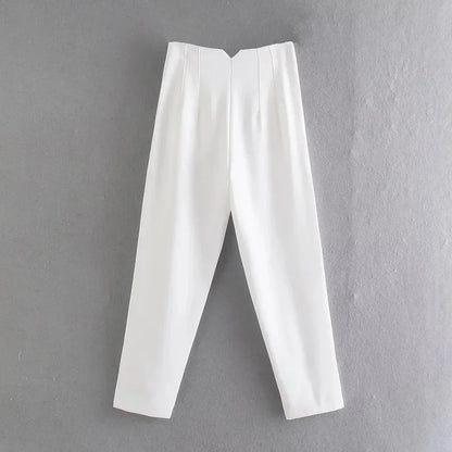 Pantalon Skinny Taille Haute