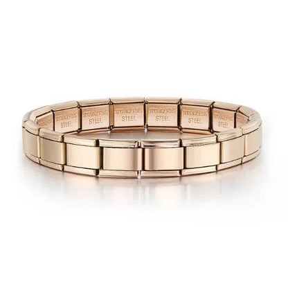 Bracelet Cuff Géométrique en Acier Inoxydable