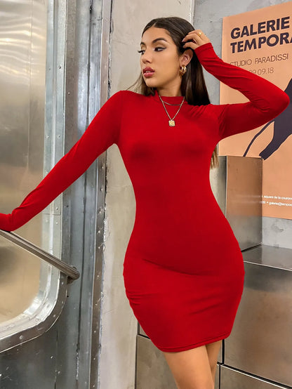 Robe Turtleneck Mini Sexy & Club