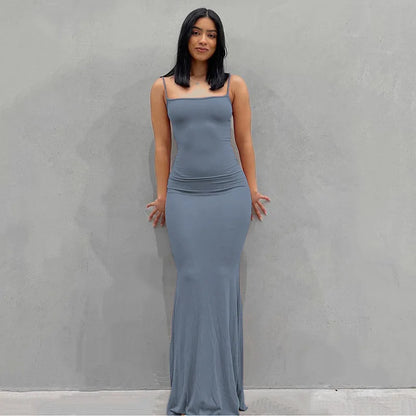 Robe Longue Strapless Y2K A-LINE