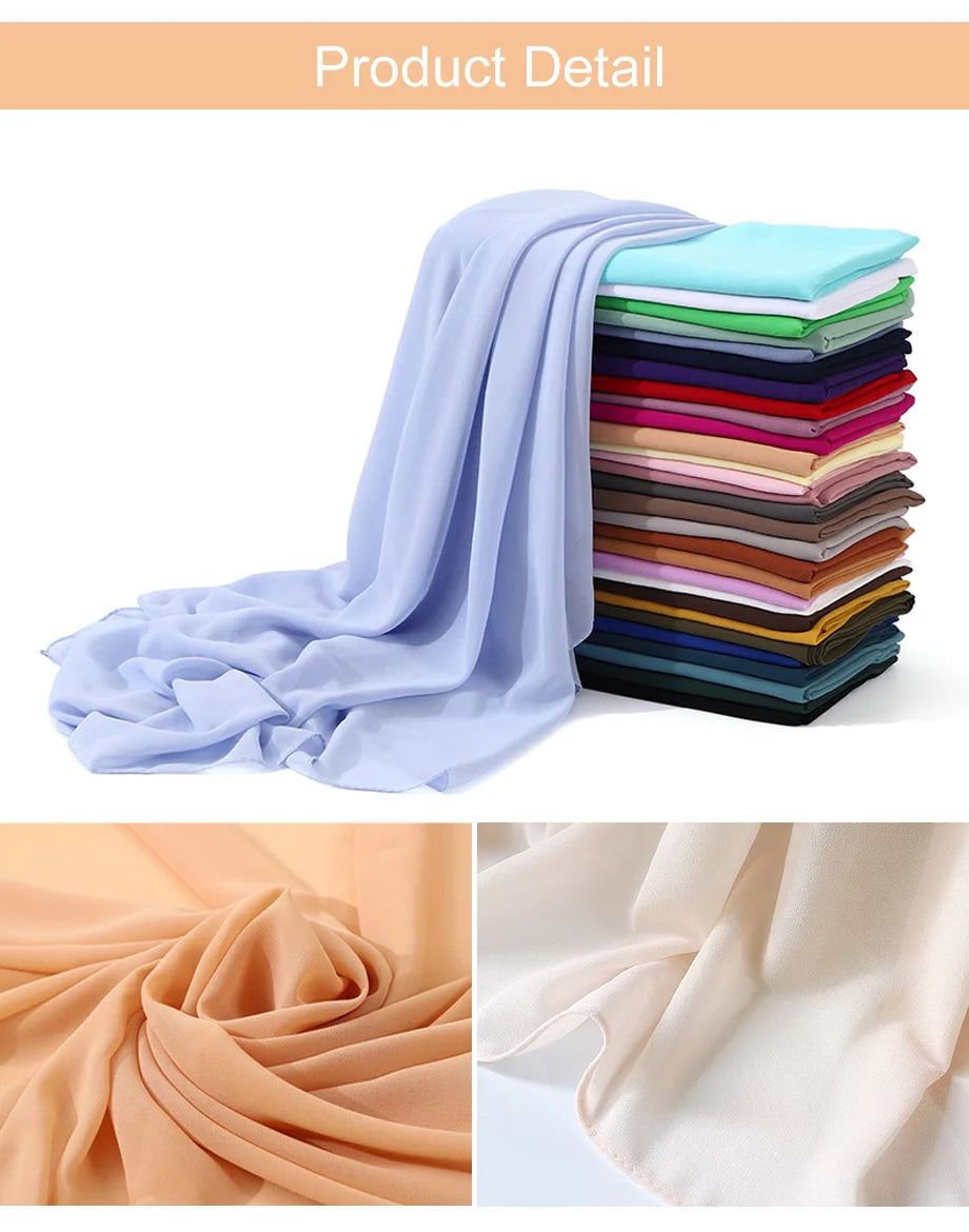 Women's Chiffon Hijab Scarf