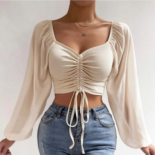 Top Rétro Chiffon
