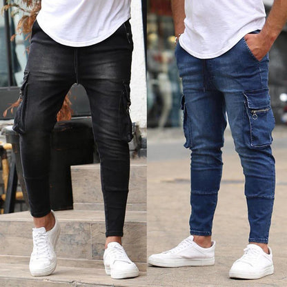 Men's High Street Slim Cargo Jeans