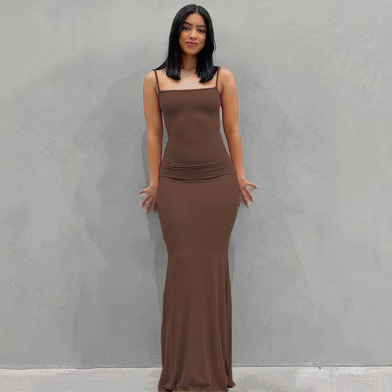 Robe Longue Strapless Y2K A-LINE