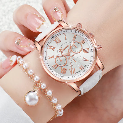 Montre Quartz Élégance avec Accessoires