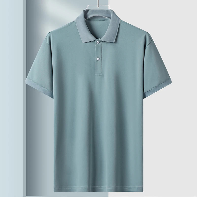 Men's England-Style Contrast Polo Shirt