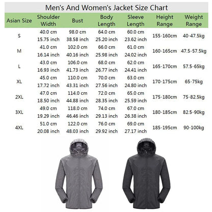 Veste de pluie de Camping pour hommes et femmes, imperméable,