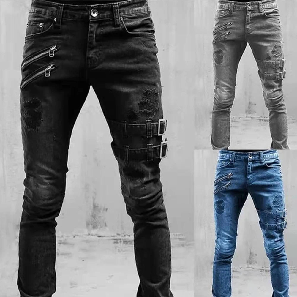 Men's High Street Slim Cargo Jeans