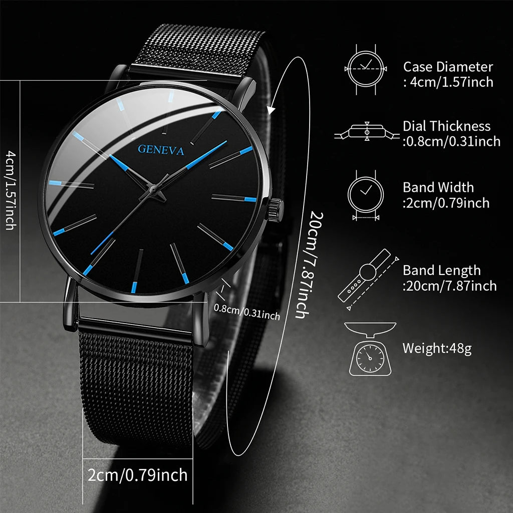 YOLAKO Men's Quartz Wristwatch - Stylish Alloy Design