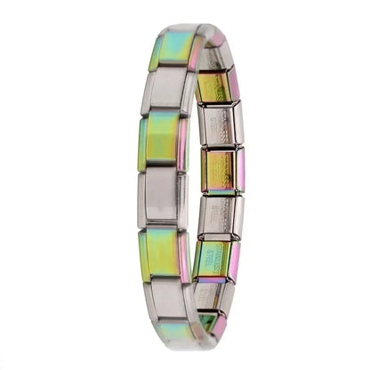 Hapiship Unisex Geometric Hologram Bracelet