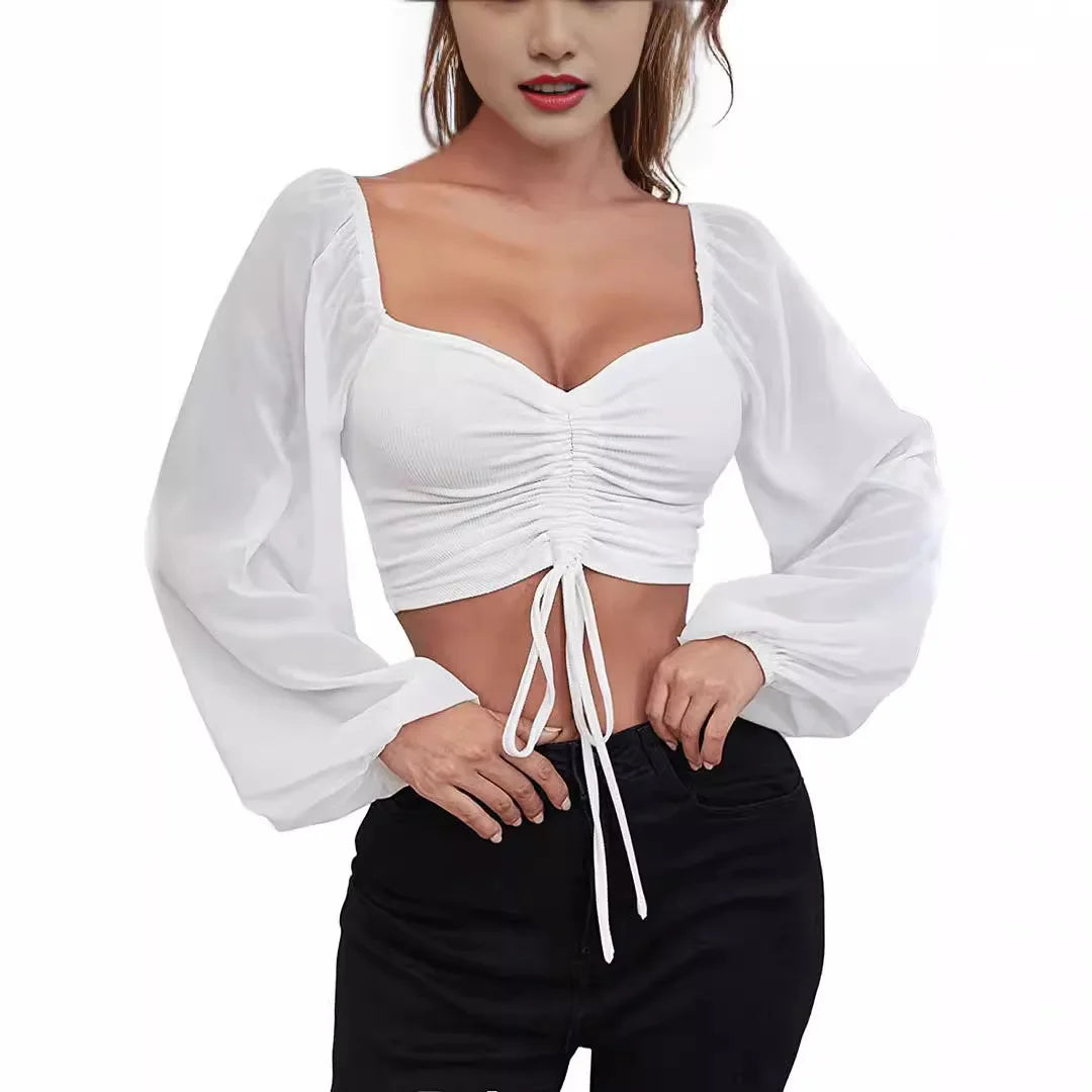 Top Rétro Chiffon