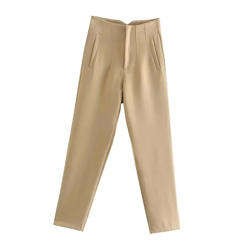Pantalon Skinny Taille Haute
