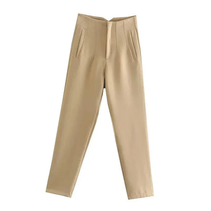 Pantalon Skinny Taille Haute