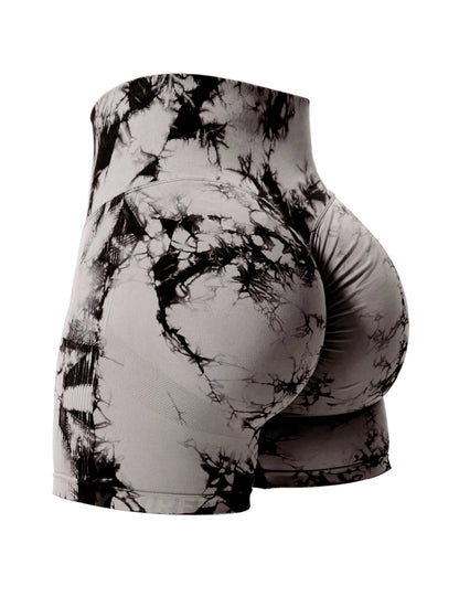 Short Tie-Dye Taille Haute Casual- 2 pièces
