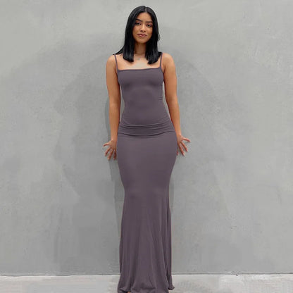 Robe Longue Strapless Y2K A-LINE