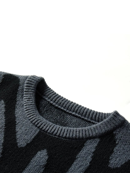 Men's Casual Geometric Sweater